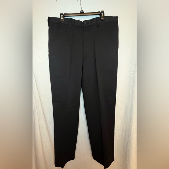 Architect Other - NEW black premium Dress Khakis No iron Pants flat front cotton 38W x 32L classic